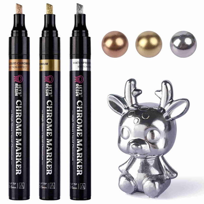 Liquid Mirror Chrome Markers