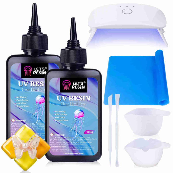 UV Resin Kit with Light, Mat
