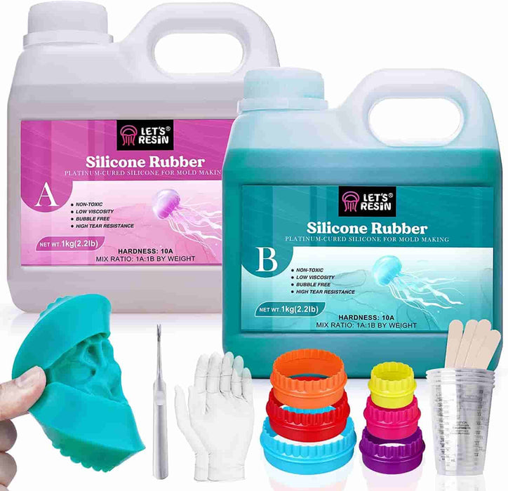 10A Liquid Silicone Rubber (Teal) - 2kg/70oz