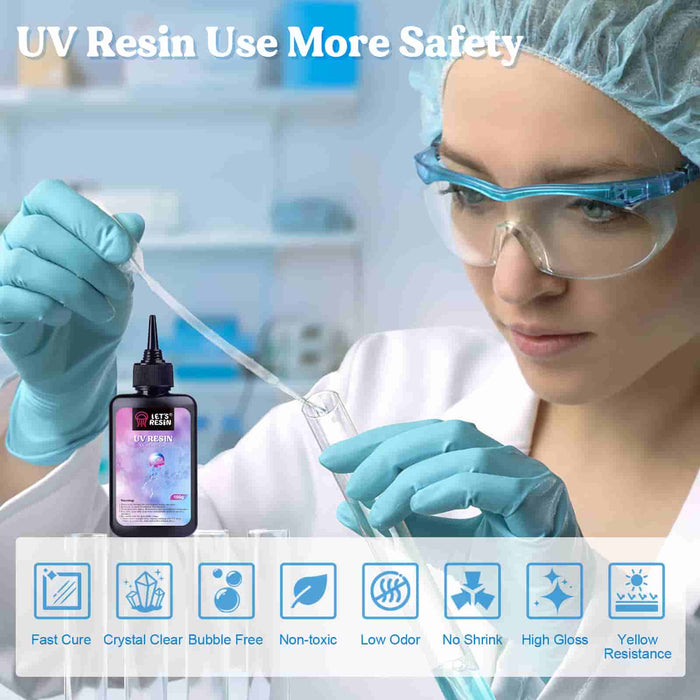 UV Resin Kit with Flashlight for Bonding